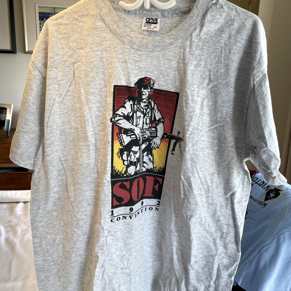2 collector SOF convention T-shirts